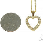 14K Gold Heart Diamond Set 29180 - Image 5