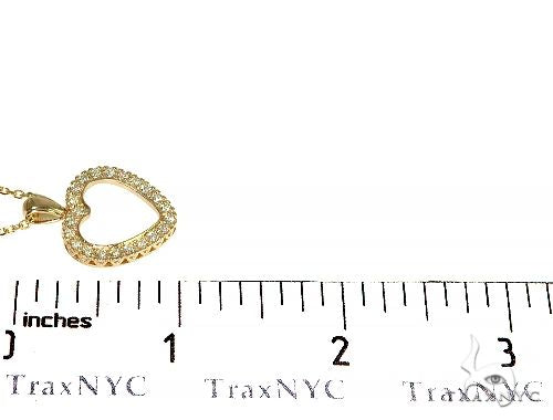 14K Gold Heart Diamond Set 29180 - Image 9
