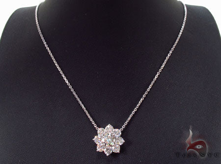 Prong Diamond Necklace 32682 - Image 9
