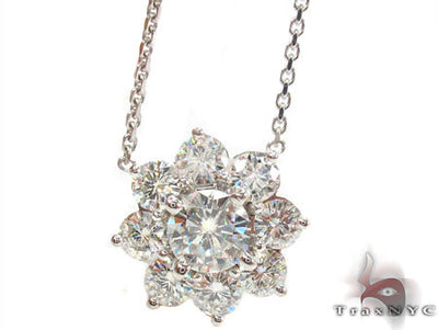 Prong Diamond Necklace 32682 - Image 1