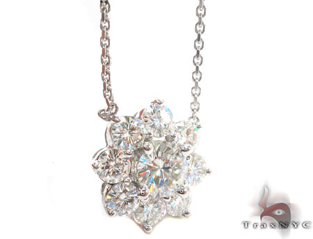 Prong Diamond Necklace 32682 - Image 2