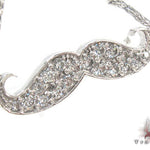 Prong Diamond Mustache Necklace 34190 - Image 3