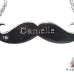 Prong Diamond Mustache Necklace 34190 - Image 4