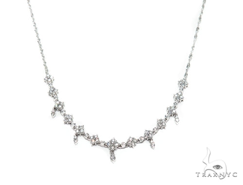 Prong Diamond Necklace 42019 - Image 1