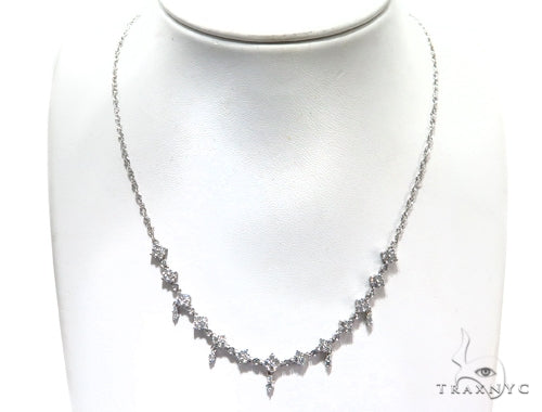 Prong Diamond Necklace 42019 - Image 7