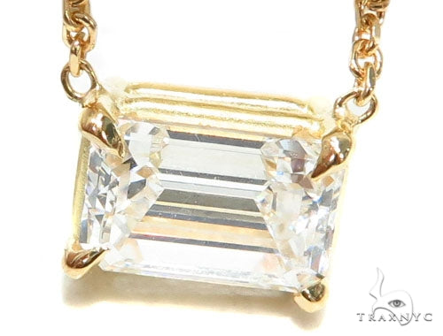 Prong Diamond Necklace 42635 - Image 3