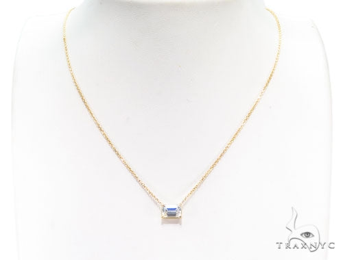 Prong Diamond Necklace 42635 - Image 6