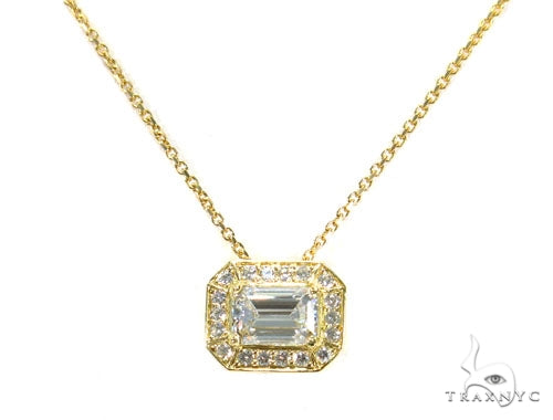 Prong Diamond Necklace 42637 - Image 1