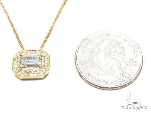 Prong Diamond Necklace 42637 - Image 4