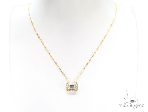 Prong Diamond Necklace 42637 - Image 6