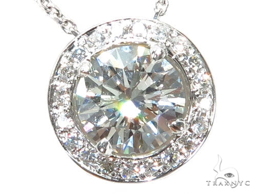 Prong Diamond Necklace 42638 - Image 3