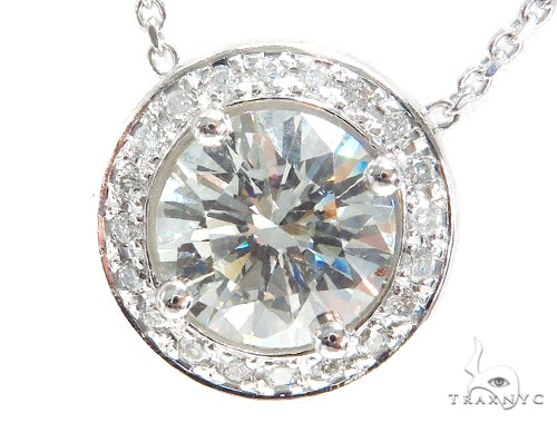 Prong Diamond Necklace 43093 - Image 3