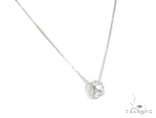 Prong Diamond Necklace and Earrings Set 45107 - Image 3