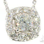 Prong Diamond Necklace and Earrings Set 45107 - Image 4