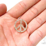 Prong Diamond Peace Pendant 36963 - Image 6