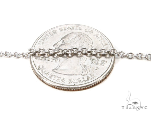 Prong Diamond Pearl Necklace 37699 - Image 7