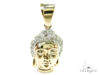 Buddha Head Diamond Pendant 37144 - Image 1