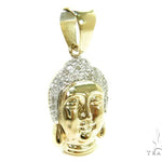 Buddha Head Diamond Pendant 37144 - Image 2