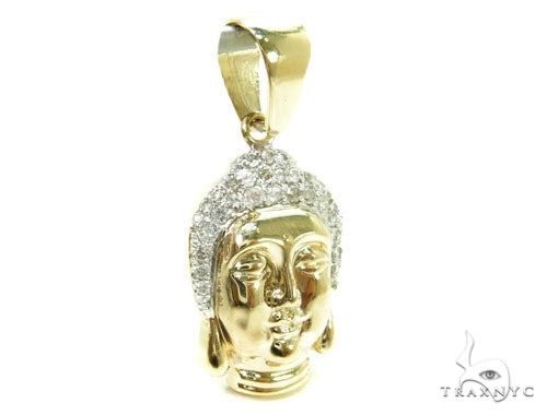 Buddha Head Diamond Pendant 37144 - Image 2