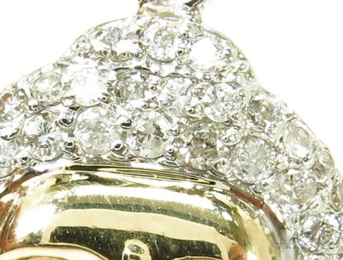 Buddha Head Diamond Pendant 37144 - Image 3