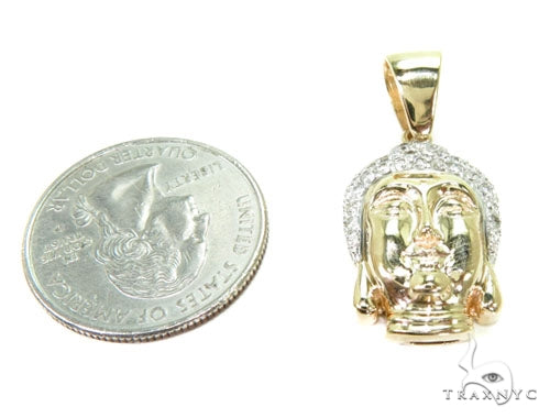 Buddha Head Diamond Pendant 37144 - Image 6