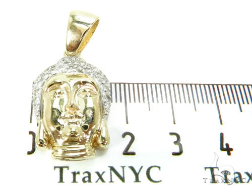 Buddha Head Diamond Pendant 37144 - Image 7