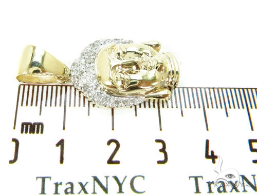 Buddha Head Diamond Pendant 37144 - Image 8
