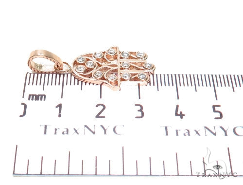Hamsa Prong Diamond Pendant 41220 - Image 7