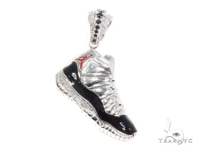 Prong Diamond Sneaker Pendant 44170 - Image 1