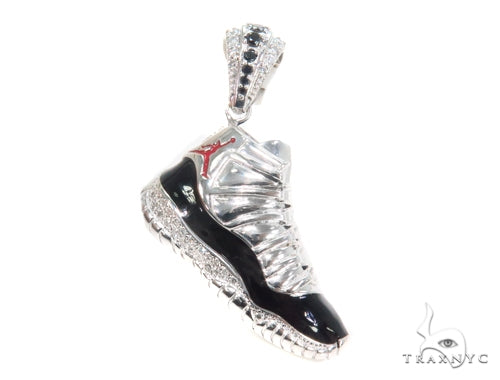 Prong Diamond Sneaker Pendant 44170 - Image 1