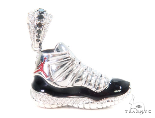 Prong Diamond Sneaker Pendant 44170 - Image 2
