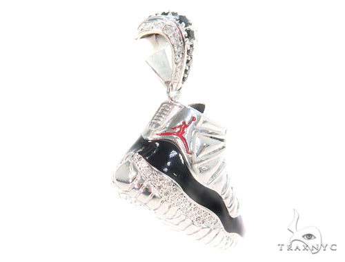 Prong Diamond Sneaker Pendant 44170 - Image 5