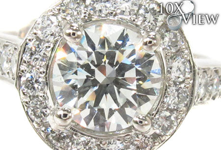 Prong Diamond Platinum Ring 32242 - Image 3