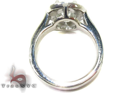 Prong Diamond Platinum Ring 32242 - Image 5