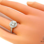 Prong Diamond Platinum Ring 32242 - Image 7