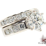 Prong Diamond Platinum Ring 32309 - Image 2