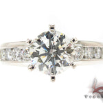 Prong Diamond Platinum Ring 32309 - Image 5