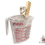 Prong Diamond Pyrex Custom Pendant 33878 - Image 3