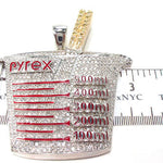 Prong Diamond Pyrex Custom Pendant 33878 - Image 8