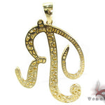 Prong Diamond R Pendant 35494 - Image 4