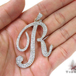 Prong Diamond R Pendant 35494 - Image 5