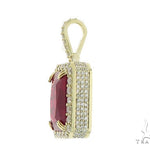 Prong Diamond Red Fancy Pendant 45575 - Image 4