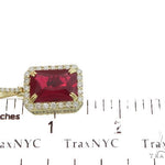 Prong Diamond Red Fancy Pendant 45575 - Image 8