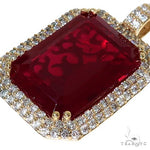 Prong Diamond Red Fancy Pendant 67475 - Image 3
