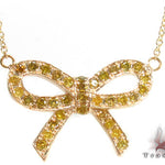 Prong Diamond Ribbon Necklace 34720 - Image 1
