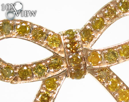 Prong Diamond Ribbon Necklace 34720 - Image 4