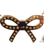 Prong Diamond Ribbon Necklace 34720 - Image 5