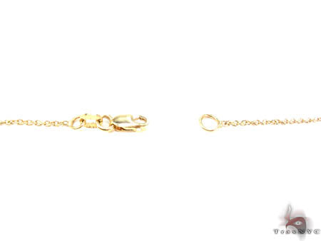 Prong Diamond Ribbon Necklace 34720 - Image 8