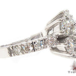 18K White Gold Starburst Diamond Ring 32708 - Image 4