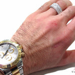 Brilliant Engagement Ring for Men with Diamonds 32735 - Image 8